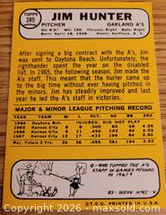 MaxSold Auction: 1968 Jim Hunter baseball card - Gloucester (Massachusetts, USA) SELLER MANAGED Downsizing Online Auction - Kondelin Road