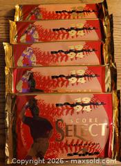 MaxSold Auction: Five packs of 1994 Score Select baseball cards - Gloucester (Massachusetts, USA) SELLER MANAGED Downsizing Online Auction - Kondelin Road