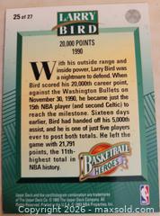 MaxSold Auction: Larry Bird 1992-93 basketball card  - Gloucester (Massachusetts, USA) SELLER MANAGED Downsizing Online Auction - Kondelin Road
