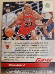 MaxSold Auction: Michael Jordan Upper Deck card - Gloucester (Massachusetts, USA) SELLER MANAGED Downsizing Online Auction - Kondelin Road