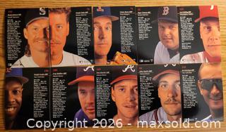 MaxSold Auction: Ten 1993 Leaf Studio pitching stars - Gloucester (Massachusetts, USA) SELLER MANAGED Downsizing Online Auction - Kondelin Road