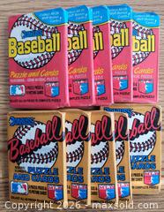 MaxSold Auction: Ten wax packs of Donruss Baseball cards - Gloucester (Massachusetts, USA) SELLER MANAGED Downsizing Online Auction - Kondelin Road