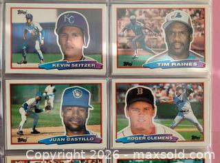 MaxSold Auction: Topps 1988 Big Baseball complete set - Gloucester (Massachusetts, USA) SELLER MANAGED Downsizing Online Auction - Kondelin Road