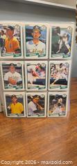 MaxSold Auction: 1990 Fleer baseball cards in binder with page sleeves. - Ottawa (Ontario, Canada) SELLER MANAGED Downsizing Online Auction - Seabrooke Drive