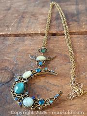 MaxSold Auction: Betsey Johnson  crescent moon necklace - New Westminster (British Columbia, Canada) SELLER MANAGED Reseller Online Auction - Canfor Avenue