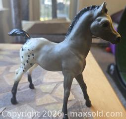 MaxSold Auction: Breyer Model Horse Figurine, Gray Appaloosa, approx. 6 in - New Westminster (British Columbia, Canada) SELLER MANAGED Reseller Online Auction - Canfor Avenue