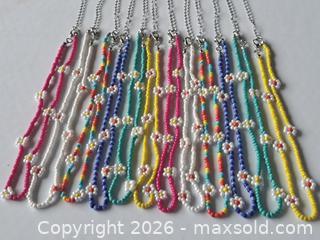 MaxSold Auction: Daisy chain beaded necklaces - New Westminster (British Columbia, Canada) SELLER MANAGED Reseller Online Auction - Canfor Avenue