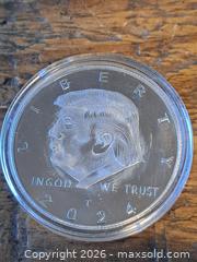 MaxSold Auction: Trump commemorative coin - New Westminster (British Columbia, Canada) SELLER MANAGED Reseller Online Auction - Canfor Avenue