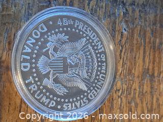 MaxSold Auction: Trump commemorative coin - New Westminster (British Columbia, Canada) SELLER MANAGED Reseller Online Auction - Canfor Avenue
