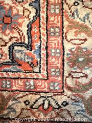 MaxSold Auction: Small Persian Style Accent Rug and Pad - Lincoln (California, USA) PARTNER MANAGED Moving Online Auction - Tiger Lily Lane