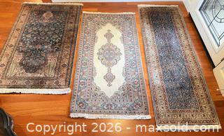 MaxSold Auction: Traditional Turkish-Style Area Rugs (Fringed) - Lincoln (California, USA) PARTNER MANAGED Moving Online Auction - Tiger Lily Lane