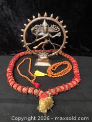 MaxSold Auction: Copper Nataraja and Rudraksha Malas - Saanich (British Columbia, Canada) SELLER MANAGED Downsizing Online Auction - Colquitz Avenue