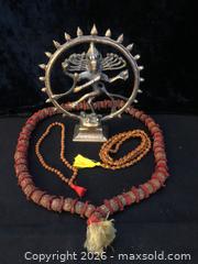 MaxSold Auction: Copper Nataraja and Rudraksha Malas - Saanich (British Columbia, Canada) SELLER MANAGED Downsizing Online Auction - Colquitz Avenue