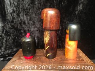MaxSold Auction: Kokeshi dolls - Saanich (British Columbia, Canada) SELLER MANAGED Downsizing Online Auction - Colquitz Avenue