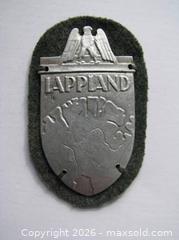 MaxSold Auction: Lappland Schield WWII Decoration - Saanich (British Columbia, Canada) SELLER MANAGED Downsizing Online Auction - Colquitz Avenue