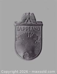 MaxSold Auction: Lappland Schield WWII Decoration - Saanich (British Columbia, Canada) SELLER MANAGED Downsizing Online Auction - Colquitz Avenue