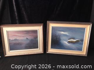 MaxSold Auction: Pair of Original Landscape Paintings - Saanich (British Columbia, Canada) SELLER MANAGED Downsizing Online Auction - Colquitz Avenue