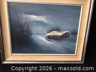 MaxSold Auction: Pair of Original Landscape Paintings - Saanich (British Columbia, Canada) SELLER MANAGED Downsizing Online Auction - Colquitz Avenue