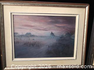 MaxSold Auction: Pair of Original Landscape Paintings - Saanich (British Columbia, Canada) SELLER MANAGED Downsizing Online Auction - Colquitz Avenue