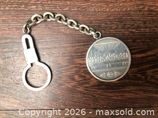 MaxSold Auction: Silver Jesus Medal Key Chain - Saanich (British Columbia, Canada) SELLER MANAGED Downsizing Online Auction - Colquitz Avenue