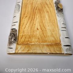 MaxSold Auction: Birch Bark Butter Dish and Sugar Pot with Lid Department 56 Cottage Decor  - Toronto (Ontario, Canada) SELLER MANAGED Downsizing Online Auction - Greenland Road