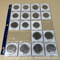 MaxSold Auction: Canada 50 Cent and 1 Dollar Coin Collection  - Toronto (Ontario, Canada) SELLER MANAGED Downsizing Online Auction - Greenland Road