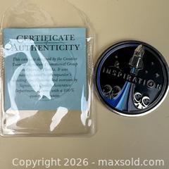 MaxSold Auction: Challenge Token Coin SpaceX Inspiration 4 And Patch - Toronto (Ontario, Canada) SELLER MANAGED Downsizing Online Auction - Greenland Road