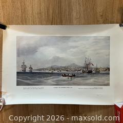 MaxSold Auction: Dundee 100 Years Ago Print of a W. J. Huggins Painting 1839 - Toronto (Ontario, Canada) SELLER MANAGED Downsizing Online Auction - Greenland Road