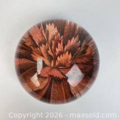 MaxSold Auction: John Derian Signed Floral Art Glass Paperweight Botanical Rare - Toronto (Ontario, Canada) SELLER MANAGED Downsizing Online Auction - Greenland Road