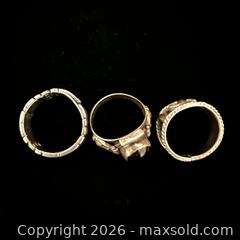 MaxSold Auction: Lot of Sterling Silver Rings from Mexico Stamped Marked Vintage - Toronto (Ontario, Canada) SELLER MANAGED Downsizing Online Auction - Greenland Road