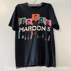 MaxSold Auction: Maroon 5 Band Tour Tee Shirt Rock Pop Music Collectible - Toronto (Ontario, Canada) SELLER MANAGED Downsizing Online Auction - Greenland Road