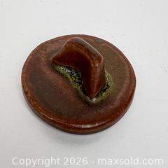 MaxSold Auction: Raku Pottery Cookie Press Beautiful Artisan Design Ceramic Mold Botanical Flower Baking Cooking - Toronto (Ontario, Canada) SELLER MANAGED Downsizing Online Auction - Greenland Road