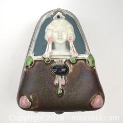 MaxSold Auction: Schafer & Vater Art Nouveau Antique Ceramic Triangular German Cameo Trinket Box - Toronto (Ontario, Canada) SELLER MANAGED Downsizing Online Auction - Greenland Road