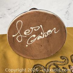 MaxSold Auction: Signed Hungarian Pottery Candle Holder and Folk Art Beaded Bib - Toronto (Ontario, Canada) SELLER MANAGED Downsizing Online Auction - Greenland Road