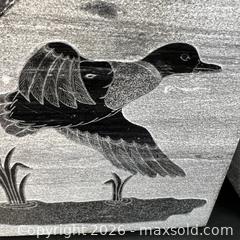 MaxSold Auction: Siku Heavy Carved Stone Bookends Pair Canadian Loon Book Ends - Toronto (Ontario, Canada) SELLER MANAGED Downsizing Online Auction - Greenland Road