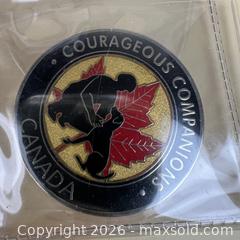 MaxSold Auction: Sleeve of Large Challenge Coins Tokens  - Toronto (Ontario, Canada) SELLER MANAGED Downsizing Online Auction - Greenland Road