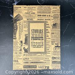 MaxSold Auction: Stoware Vermont Made Vintage Cheese Cutting Board Ceramic Scene and Utensil - Toronto (Ontario, Canada) SELLER MANAGED Downsizing Online Auction - Greenland Road