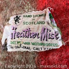 MaxSold Auction: Vintage Scottish Mohair Throw Blanket Heather Mist Scotland Plaid Checkered Wool - Toronto (Ontario, Canada) SELLER MANAGED Downsizing Online Auction - Greenland Road