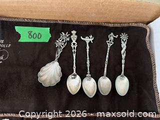 MaxSold Auction: Miniature Silver Spoons  - Kingston (Ontario, Canada) PARTNER MANAGED Estate Sale Online Auction - Princess Street. (STORAGE)