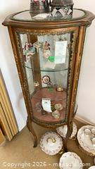 MaxSold Auction: Round Curio Display Cabinet  - Kingston (Ontario, Canada) PARTNER MANAGED Estate Sale Online Auction - Princess Street. (STORAGE)