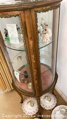 MaxSold Auction: Round Curio Display Cabinet  - Kingston (Ontario, Canada) PARTNER MANAGED Estate Sale Online Auction - Princess Street. (STORAGE)