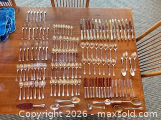 MaxSold Auction: Sterling Silver Monogrammed Cutlery   - Kingston (Ontario, Canada) PARTNER MANAGED Estate Sale Online Auction - Princess Street. (STORAGE)