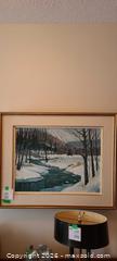 MaxSold Auction: A. Y. Breau — Winter Landscape with Stream, Oil on Canvas, 17 x 23 in - Kingston (Ontario, Canada) SELLER MANAGED Downsizing Online Auction - Langfield Street