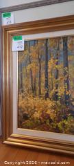 MaxSold Auction: Framed Oil Painting — Autumn Forest Landscape, Signed - Kingston (Ontario, Canada) SELLER MANAGED Downsizing Online Auction - Langfield Street