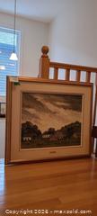 MaxSold Auction: Framed Oil Painting — Rural Village Landscape, Signed "T. Thomas" - Kingston (Ontario, Canada) SELLER MANAGED Downsizing Online Auction - Langfield Street
