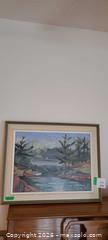 MaxSold Auction: Framed Original Lakeside Landscape Painting, Signed, 17 x 23 - Kingston (Ontario, Canada) SELLER MANAGED Downsizing Online Auction - Langfield Street