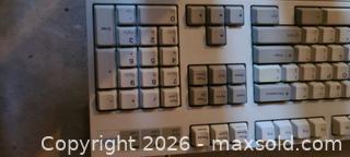 MaxSold Auction: IBM Wired Full-Size Keyboard with 2 Wired Mice (Lot) - Kingston (Ontario, Canada) SELLER MANAGED Downsizing Online Auction - Langfield Street