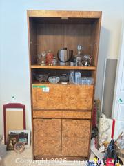 MaxSold Auction: Kittinger Birdseye Maple Tall Secretary Cabinet - Kingston (Ontario, Canada) SELLER MANAGED Downsizing Online Auction - Langfield Street