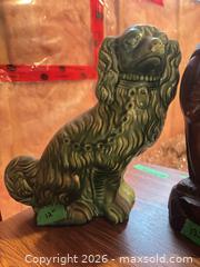 MaxSold Auction: Lot of 3 Decorative Figurines — Ceramic Spaniels & Carved Wood - Kingston (Ontario, Canada) SELLER MANAGED Downsizing Online Auction - Langfield Street