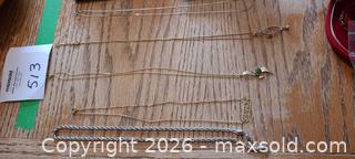 MaxSold Auction: Lot of Mixed Gold- & Silver-Tone Necklaces - Kingston (Ontario, Canada) SELLER MANAGED Downsizing Online Auction - Langfield Street